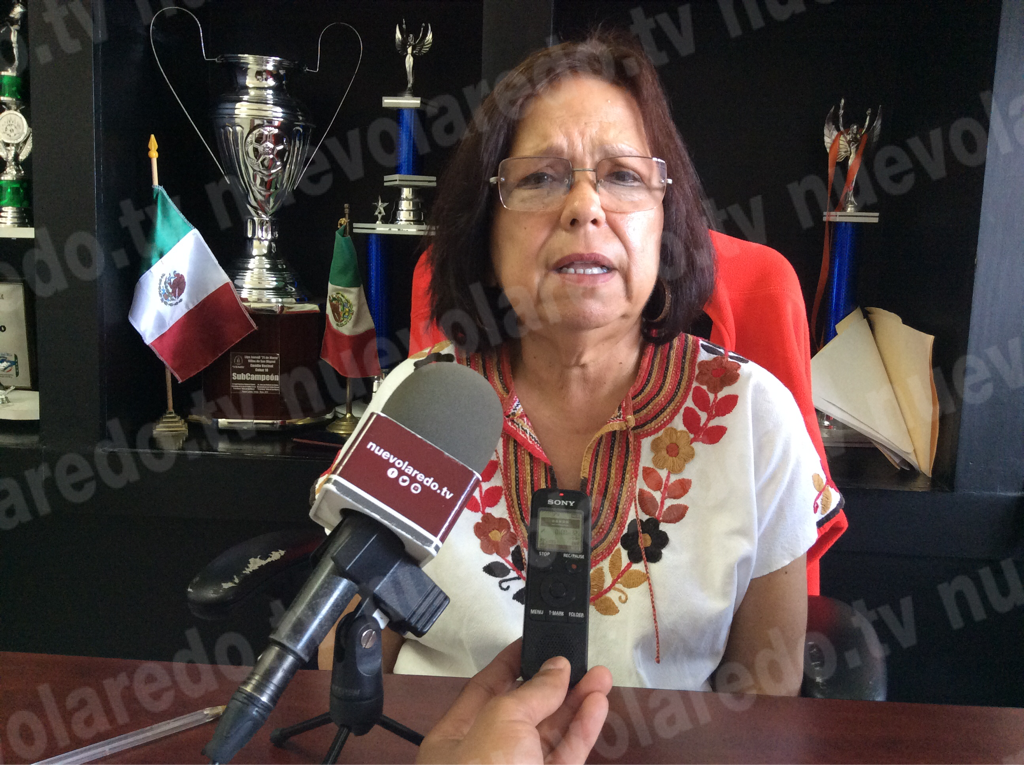 Maricela López Ramos, directora del COBAT 18 de Nuevo Laredo. Foto: nuevolaredo.tv