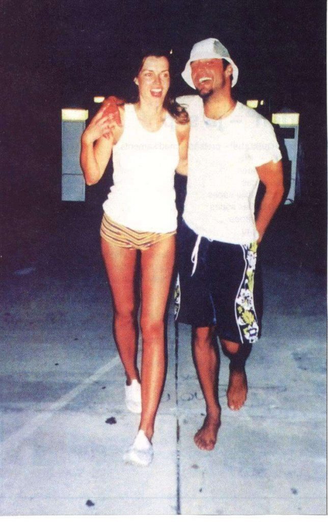 Gabriela Sabatini y Ricky Martin