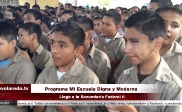Llevan ‘Mi Escuela Digna y Moderna’ a la Secundaria Federal No. 8 (VIDEO)