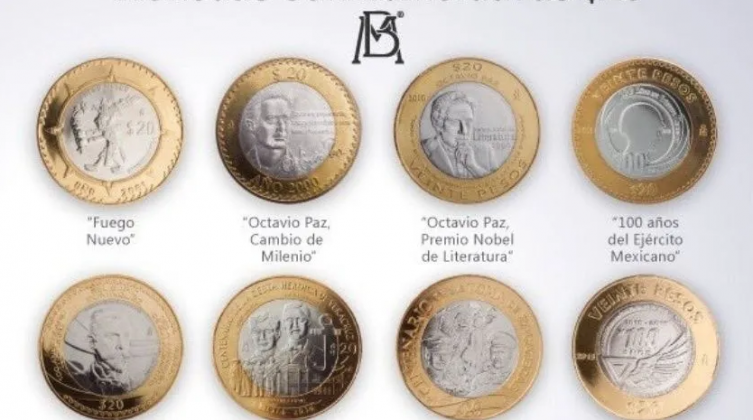 Banxico Lanza Monedas De 20 Pesos Conmemorativas | Nuevolaredo.tv