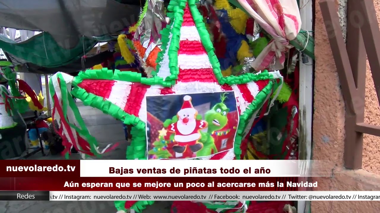 Piñateros esperan que las ventas mejoren (VIDEO) nuevolaredo.tv