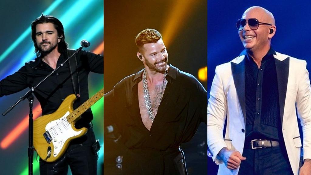 Juanes, Ricky Martin y Pitbull integran festín musical de los Latin