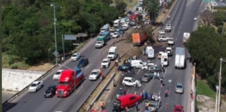 Carambola en la México – Querétaro deja 10 personas lesionadas